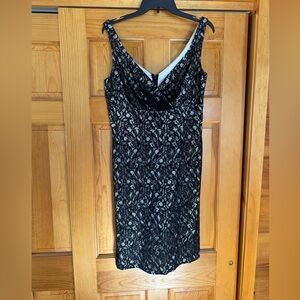 White House Black Market Black Lace Dress